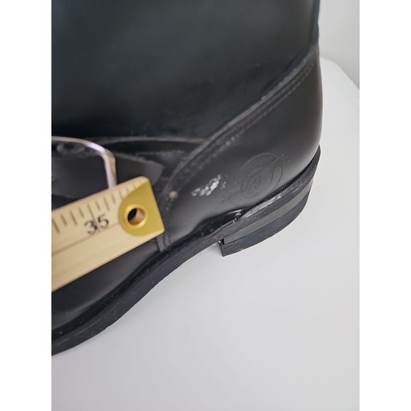 Vintage Brahma Steel Toe‎ Motorcycle Boots 13 USA Made Engineer Buckle main image 10
